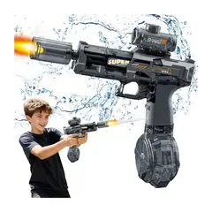 GENERICO - PISTOLA DE AGUA ELECTRICA DE NIÑOS Y ADULTOS - NEGRO