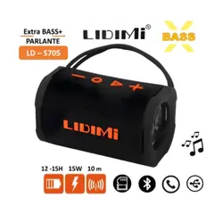 LIDIMI - Mini Parlante Bluetooth Portátil LD-S705 15W