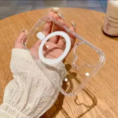 GENERICO - Case Funda de iPhone 17 Compatible MagSafe - Transparente