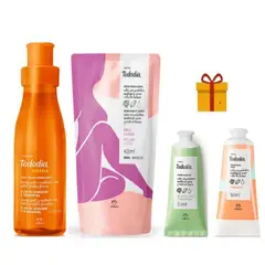 NATURA - Tododia splash+ crema+ crema de manos+ crema de pies+ regalo