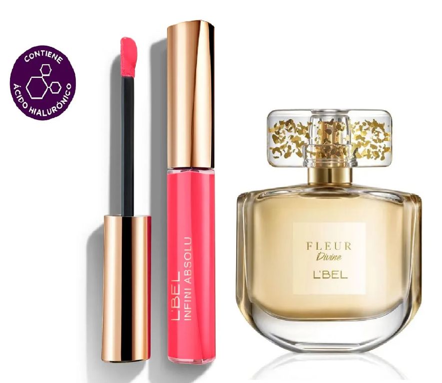 Perfume Fleur Divine y Infini Rosa Elegance
