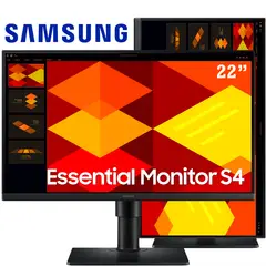 SAMSUNG - Monitor 22 Essential S4 Full HD IPS 100Hz LS22D400GALXPE