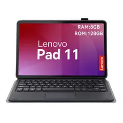 LENOVO - Tablet Pad 11 2025 8+128GB 11" WIFI 2.5K-Gris+Teclado Negro
