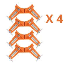 TRUPER - Prensa esquinera de 3" profesional, pack 4 unidades,