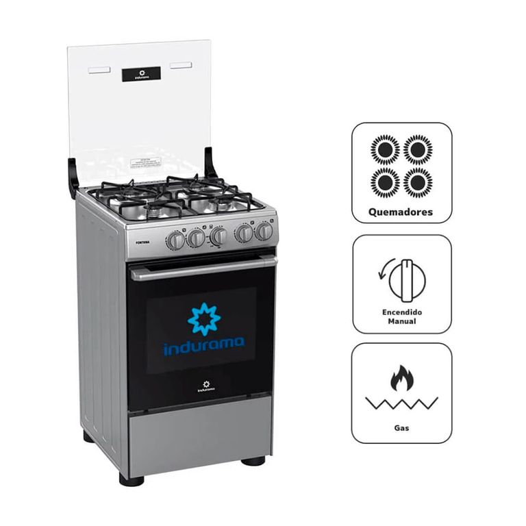 Cocina FONTANA 4 Hornillas - Potencia y Diseño para tu Hogar