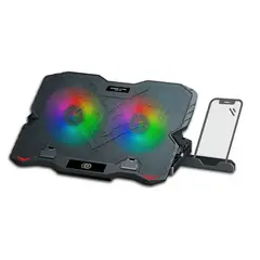 AIRBOOM - Cooler Laptop Gamer Artic Fox De 5 Niveles Con Base