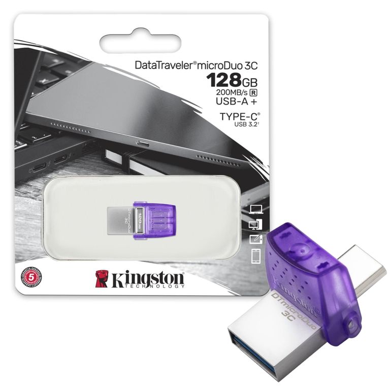 Memoria USB Duo 128GB USB 3.2