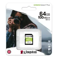 KINGSTON - Memoria SD 64GB Para Cámaras De Vídeo