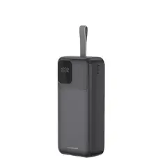 KUZLER - Power Bank 30000mAh Cargador Portátil Súper Rápido 22W con Cables Integrados