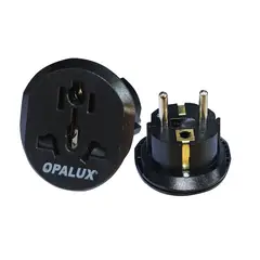 OPALUX - Adaptador Enchufe Schuko OP-605-2NG