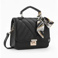 GENERICO - Bolso con asa superior y broche metálico Diseño elegante y funcional