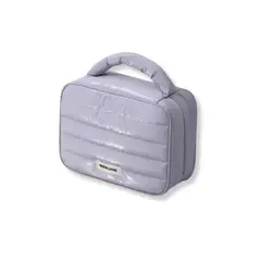 GENERICO - NECESER PUFFER DE MAQUILLAJE TOP LILA