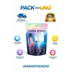 GENERICO - Yerba Mate Te Super Bebida instantánea en polvo con nootrópicos prebióticos y probióticos