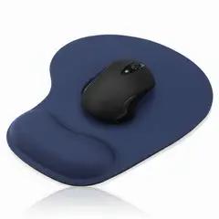 GENERICO - Pad Mouse Ergonómico Antideslizante con Almohadilla con Gel G-01 - Azul