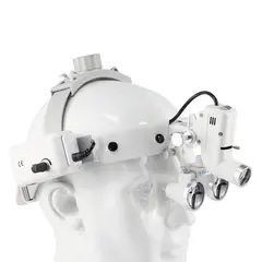 GENERICO - Frontoluz Médico con aumento 2.5x , LED 65,000 Lux Recargable Para Consultorios