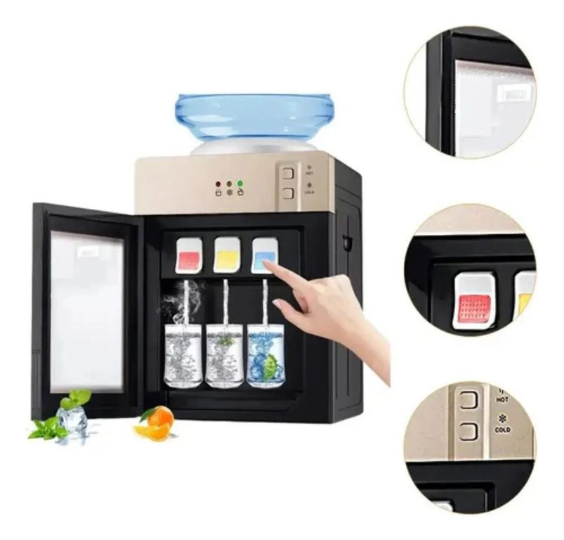 Dispensador De Agua Fría Y Caliente Compacto 3 Modos