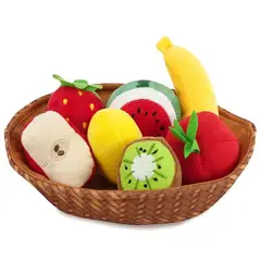 GENERICO - Juego Sensorial Frutas de Tela en Bolsa