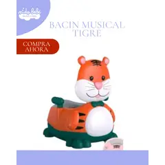 BABY - BACÍN MUSICAL PARA NIÑOS - MODELO TIGRE ORANGE
