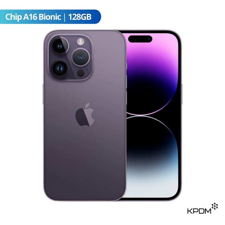 IPhone 14 Pro 128GB Morado Oscuro eSIM Reacondicionado Grado A