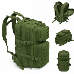 OEM - Mochila Militar Importada 50L Táctica para Camping Trekking y Viajes con Sistema MOLLE Láser