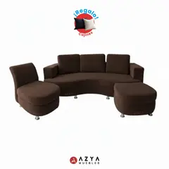 AZYA MUEBLES - Set de Sala Paris + Cojines Decorativos