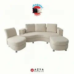 AZYA MUEBLES - Set de Sala Paris + Cojines Decorativos