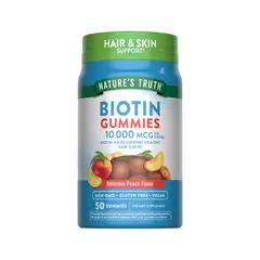 NATURE'S TRUTH - Gomita Biotina 10.000 mcg Biotin Gummies - 50 Gomitas