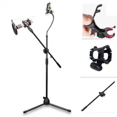 GENERICO - Soporte Trípode para Micrófono Celular Pedestal