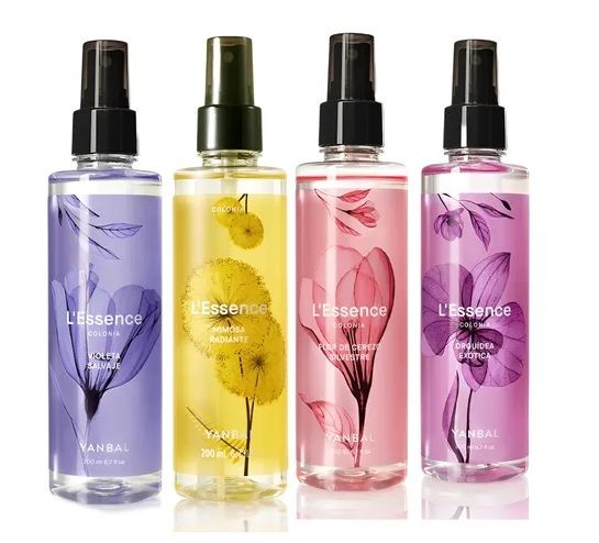 Perfume Lessence Colonia Violeta Salvaje Flor de Cerezo Orquídea Exótica Mimosa Radiante