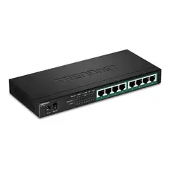 TRENDNET - Switch Gigabit TPE-TG83 de 8 puertos PoE 65W - Conectividad rápida y eficiente