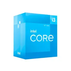 INTEL - Procesador Core I3-12100, 3.3/4.3 Ghz, 12 Mb De Caché, Lga 1700, Alto Rendimiento Y