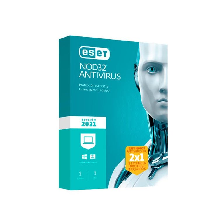 Nod32 Antivirus Para 2 Pcs - Protección Avanzada Y Rendimiento Ágil Para Tu Seguridad