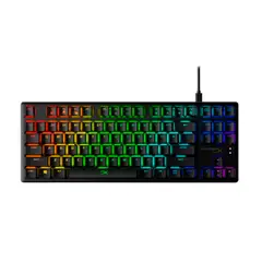HYPERX - Teclado gaming Alloy Origins Core RGB mecánico compacto switch red retroiluminado