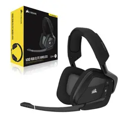 CORSAIR - Auriculares Gaming Void Rgb Wireless 7.1 - Sonido 3D, Conexión Inalámbrica, Color