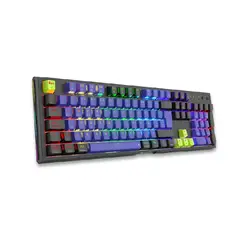 ANTRYX - Teclado Gamer Mk865 Trix Mecánico Switch Blue Negro Azul