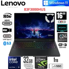 LENOVO - Laptop Legion Pro 5i 16" OLED – Intel Core Ultra 9 275HX, RTX 5070, 32GB RAM, 1TB SSD