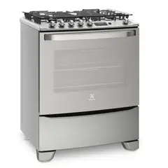 ELECTROLUX - Cocina Freestanding 76GSR-CL a Gas con 5 Quemadores - Silver