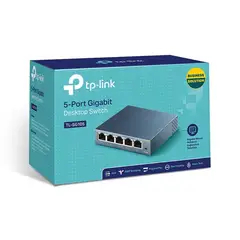 TP LINK - SWITCH TP-LINK TL-SG105 GIGABIT 5PTOS 10 100 1000MBPS METALICO