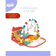 GENERICO - GYM PARA BEBE CON JUEGOS DIDACTICOS - MODELO SAFARI