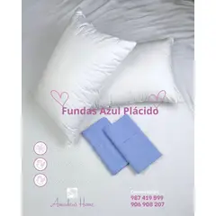 AMADEUS HOME - Pack x2 Almohadas Antialérgicas King Size + Fundas Incluidas - Pack Ahorro