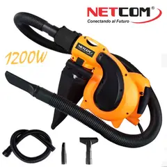 NETCOM - Soplador Aspirador de Aire 1200w Pc Laptop Limpieza carro