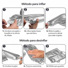 GENERICO - KIT SUPER PREMIUM - Decoracion para fiesta Azul con Dorado 130PC