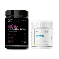 GENERICO - Renöva+ Colágeno Hidrolizado Berries 315g + Omega 360 Suplemento Omega 3 150g FWP