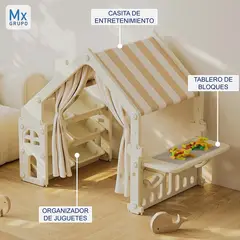 GENERICO - CASITA DE JUEGOS MULTIFUNCIONAL PARA NIÑOS