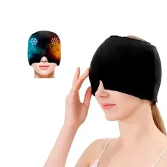 OEM - Gorro Antimigraña Relaja Compresa De Gel Frio Caliente