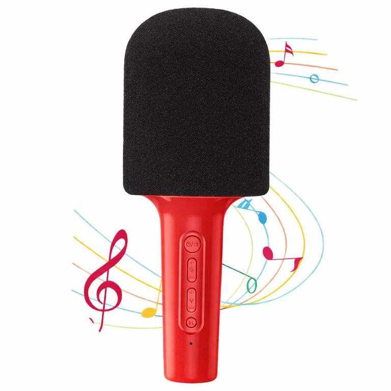 Micrófono Karaoke Bluetooth con Altavoz Eco Cambio de Voz y Música