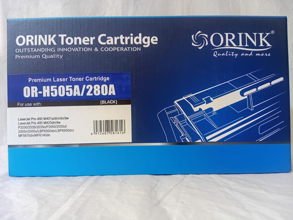 Tóner Compatible Orink H505A / 280A para HP Alto Rendimiento 2,700 Páginas