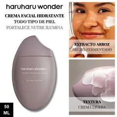 HARUHARU WONDER - Crema Facial Hidratante Todo Tipo Piel - Black Rice Hyaluronic Cream 50ml