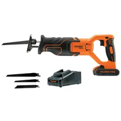 TRUPER - Sierra sable reciprocante inalámbrica 20v, 103258 pro