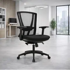 MOBELART - Silla de Oficina Gerente Winner BN Negro Ergonómica möbelArt